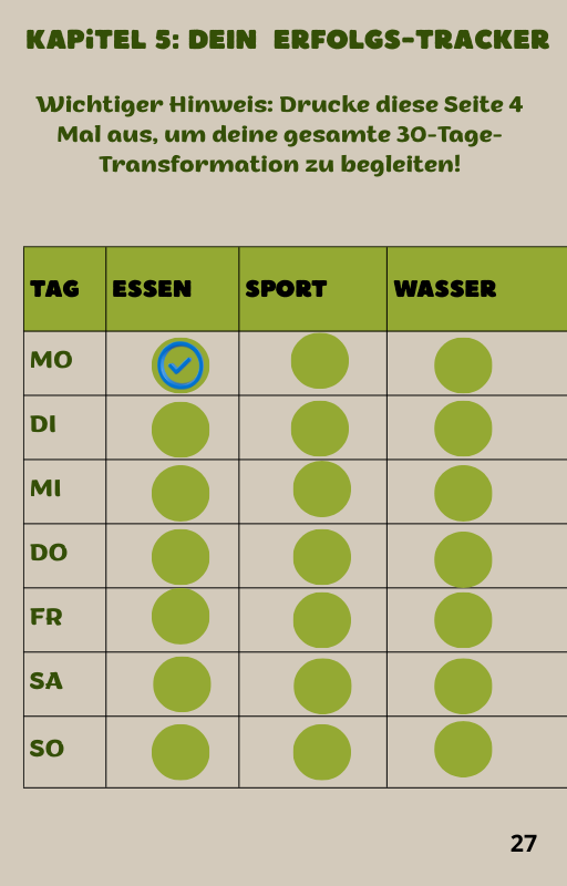 30 Tage Body Transformation Guide